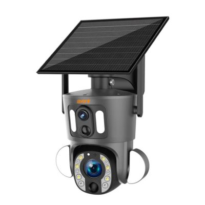 4MP 2 Kameralı Solar PTZ 10X Optik Zoom 4G Sim Kartlı Kamera AV-S422X