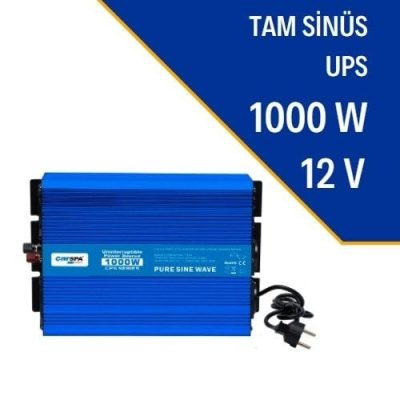 1000W-12V TAM SİNÜS İNVERTER (UPS)