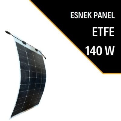 140W 9BB ETFE ESNEK MONOKRİSTAL GÜNEŞ PANELİ