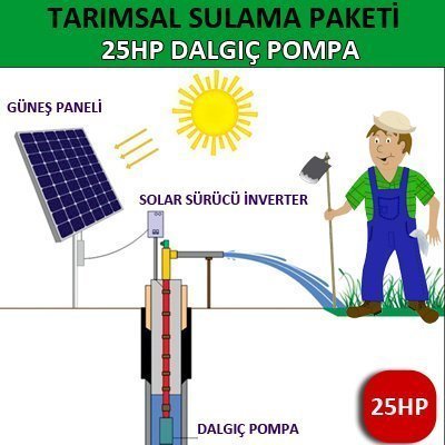 25HP DALGIÇ POMPA – TARIMSAL SULAMA SİSTEMİ