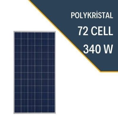 340W POLYKRISTAL GÜNEŞ PANELİ